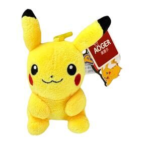 New Pokémon Pikachu Mascot Plush Keychain Aoger Backpack Clip